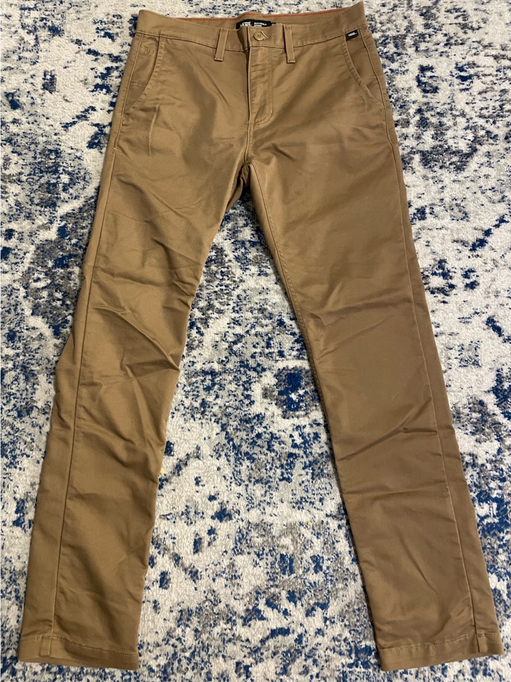 Vans Men's Khaki Straight Chino Pants